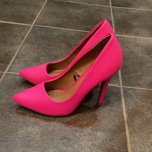 Bright Pink Heels
